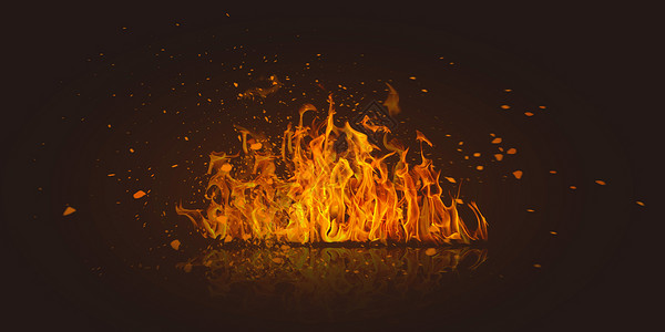 火焰背景炉子铜火心高清图片