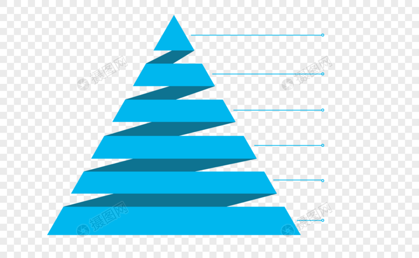 创意金字塔PPT元素图片