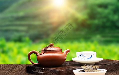 茶壶泡茶茶文化设计图片