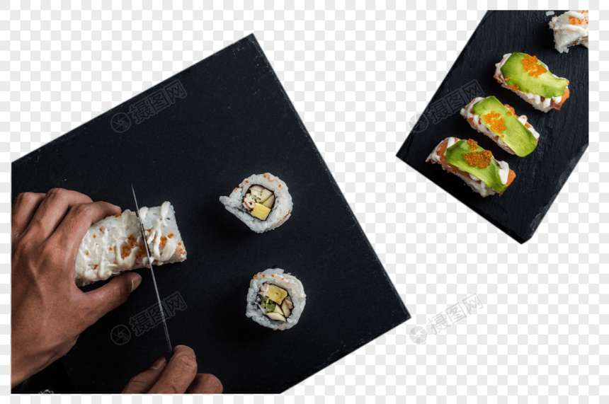 切寿司图片