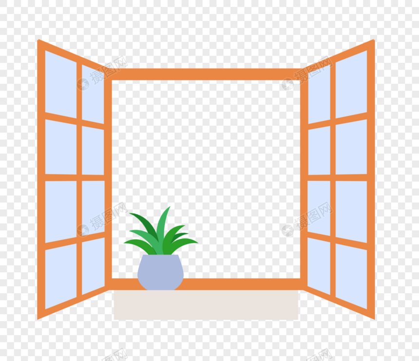 窗台形扁平边框图片