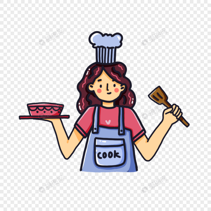 正在做饭的厨师图片
