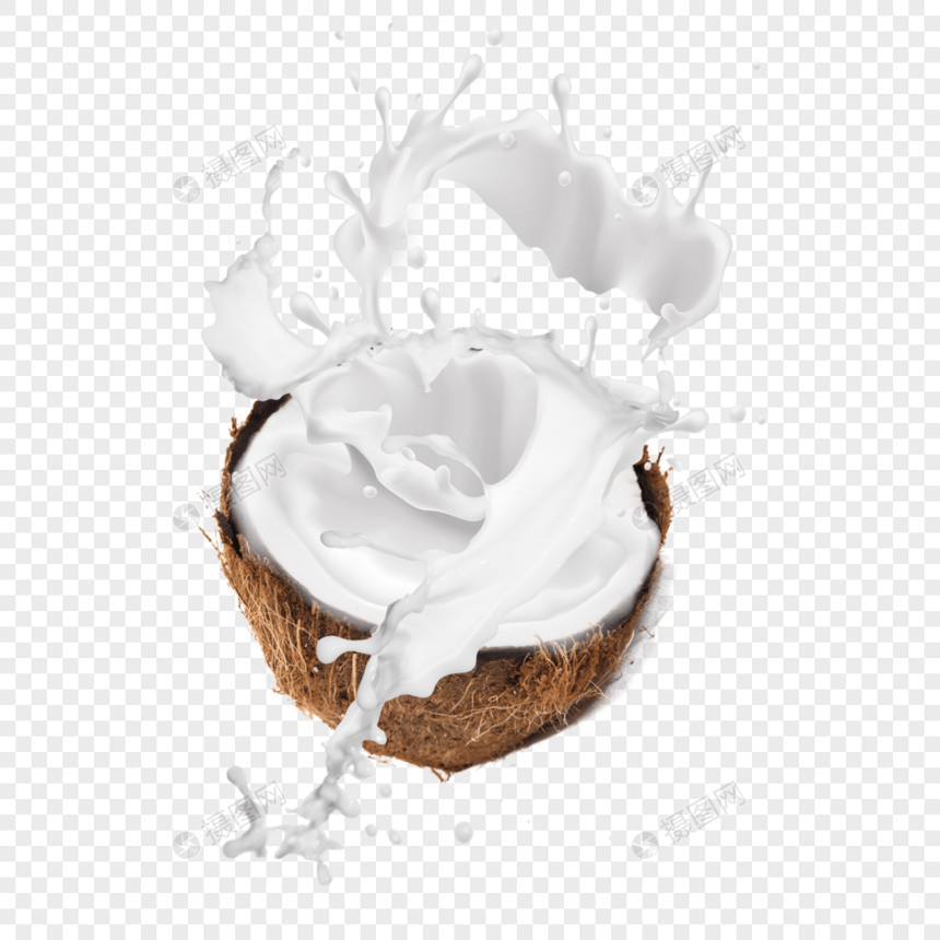 椰子牛奶图片