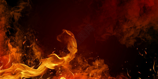 火焰背景大火火焰红色高清图片