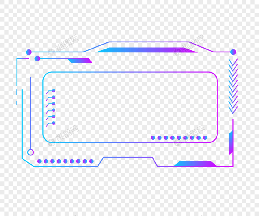 科技边框图片