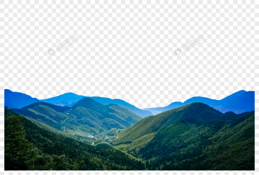 绿色山脉图片
