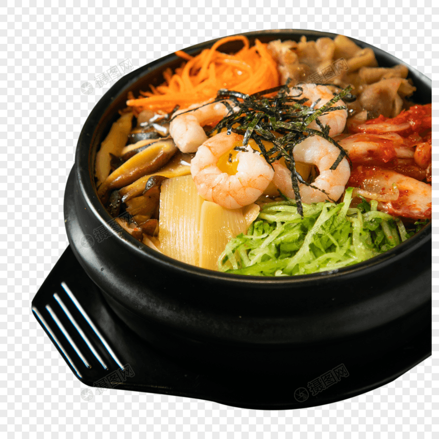 石锅拌饭图片