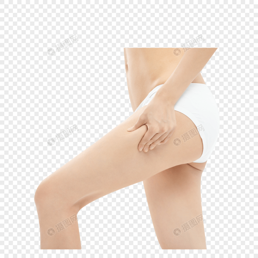 女性纤体瘦大腿图片