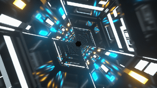 光芒隧道穿梭动态背景动画GIF图片