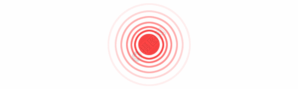 圆点扩散分割线gif图片