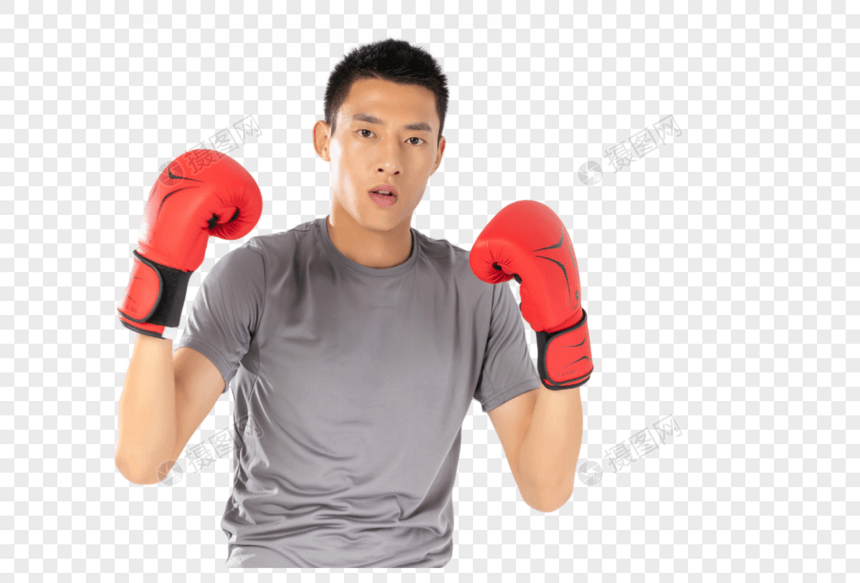 拳击运动员形象图片