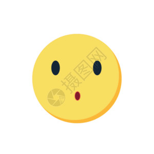 石化震惊表情图标emoji高清图片