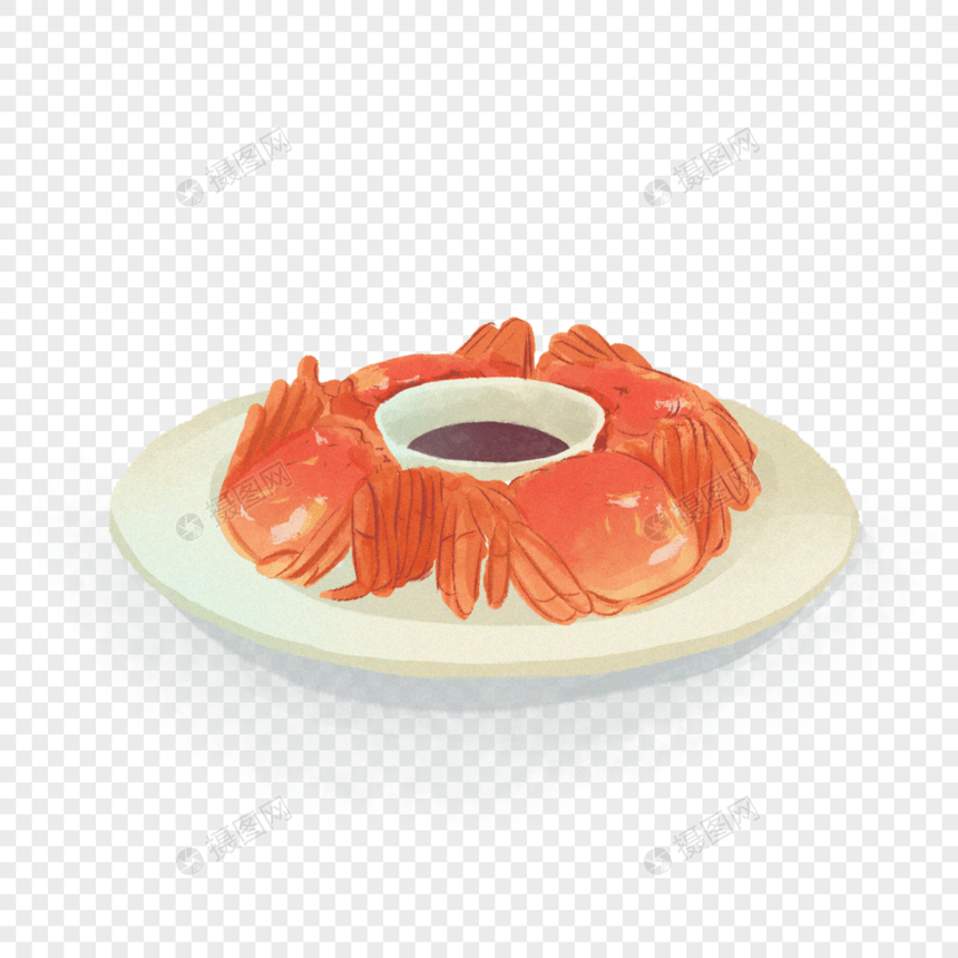 中秋节吃螃蟹图片