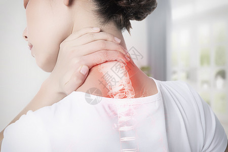 脖子疼痛脊椎病痛设计图片