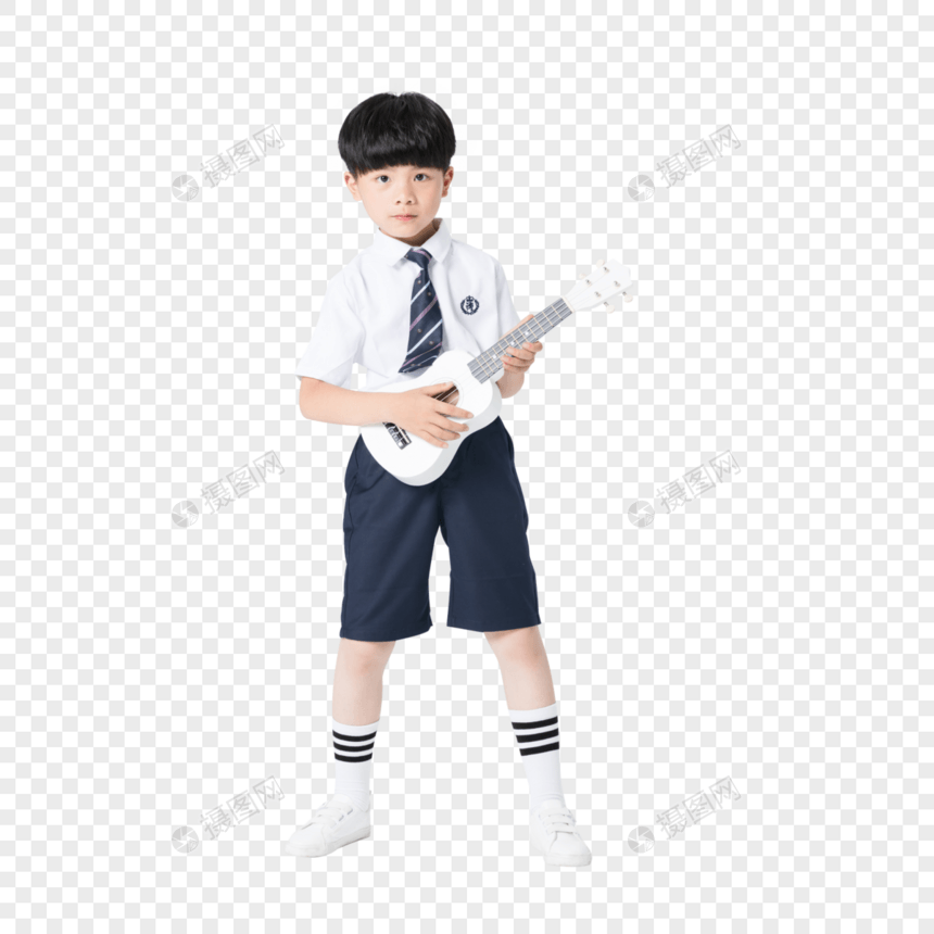弹吉他的快乐男孩图片