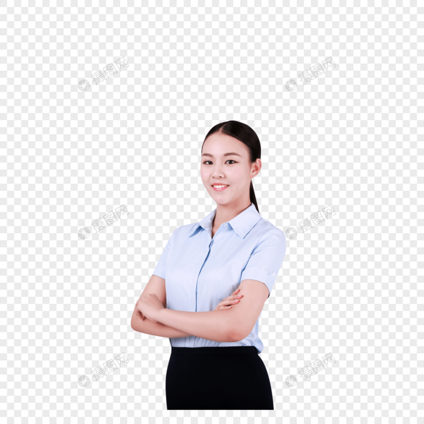 自信的女性商务白领图片