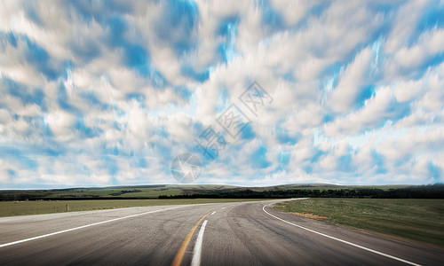 唯美公路背景路面高清图片素材