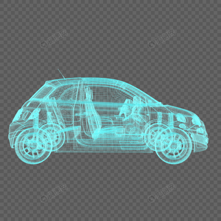 汽车三维模型图片