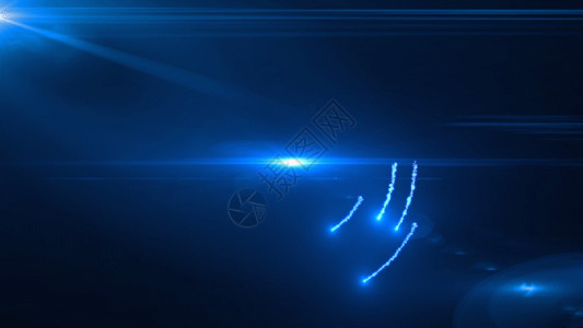 科技企业蓝色科技感旋转粒子GIF高清图片