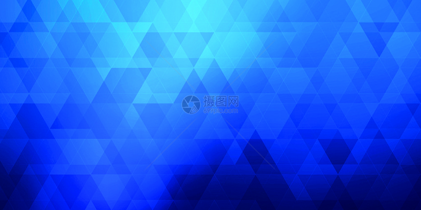 蓝色几何商务背景图片