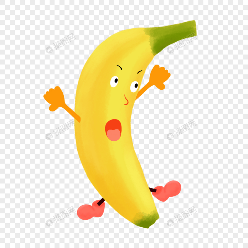 奔跑的香蕉图片