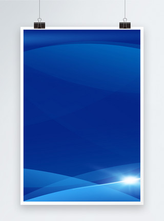 动态科技背景蓝色海报背景模板