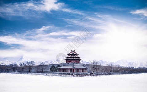 邓雪大秀冬天风景设计图片