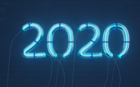 霓虹灯2020背景图片