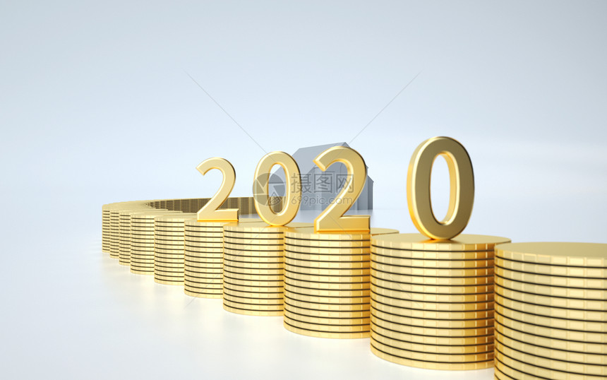 创意金融文字2020图片