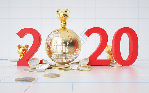 鼠年金融2020背景图片