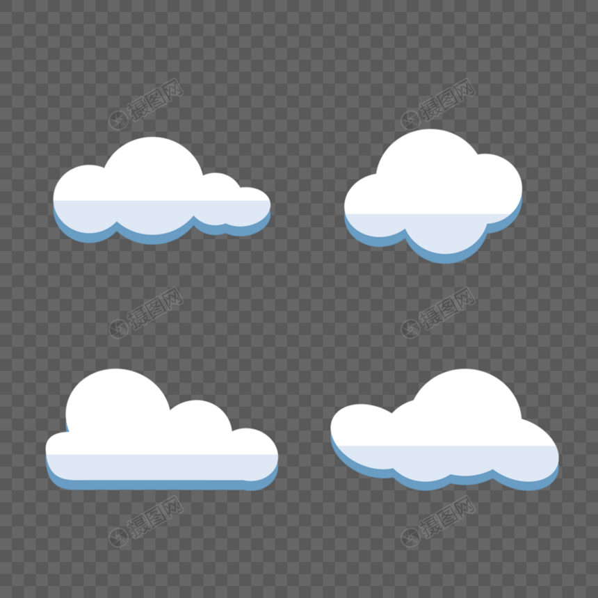 云朵装饰图片