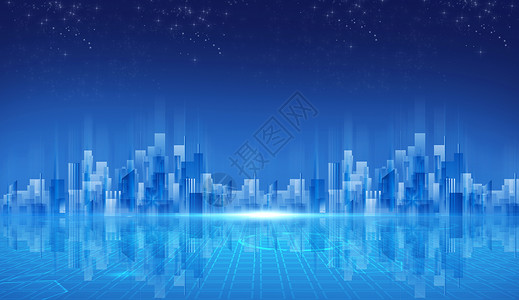科技城市大数据背景高清图片