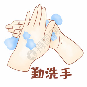 防护窗病毒防护勤洗手图片GIF高清图片