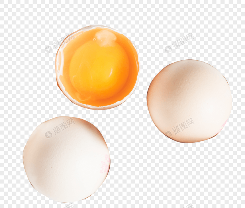 鸡蛋打开的鸡蛋图片