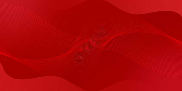 波浪分割线简约红色背景设计图片