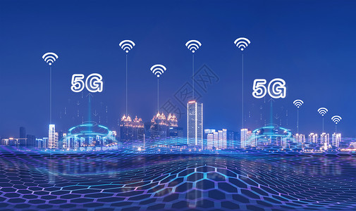 5G手机网络5G科技设计图片