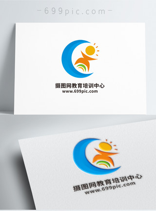 母亲节模板卡通教育培训LOGO模板模板