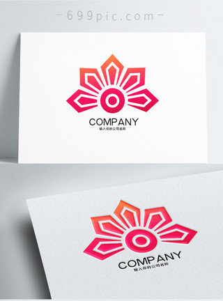 图案花纹古典花纹样logo设计模板