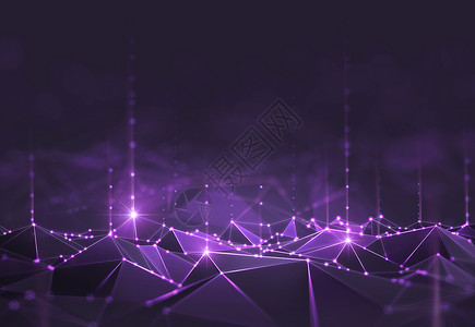科技紫色科技线条背景设计图片