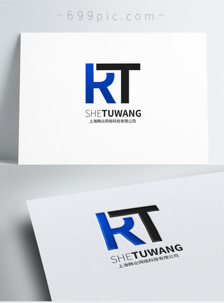 儿童乐园logo英文字母RTlogo设计模板