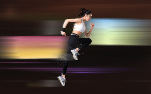 急速奔跑运动高清图片素材