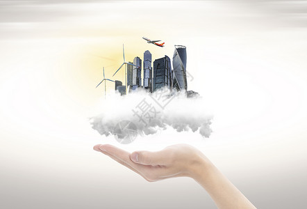 大风车新能源科技城市设计图片