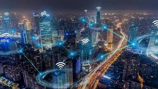 5G科技城市高清图片
