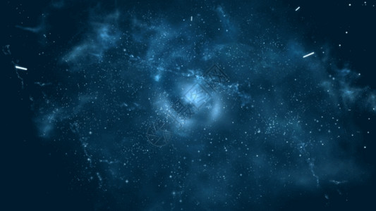 蓝色背景星空科技粒子星空背景GIF高清图片