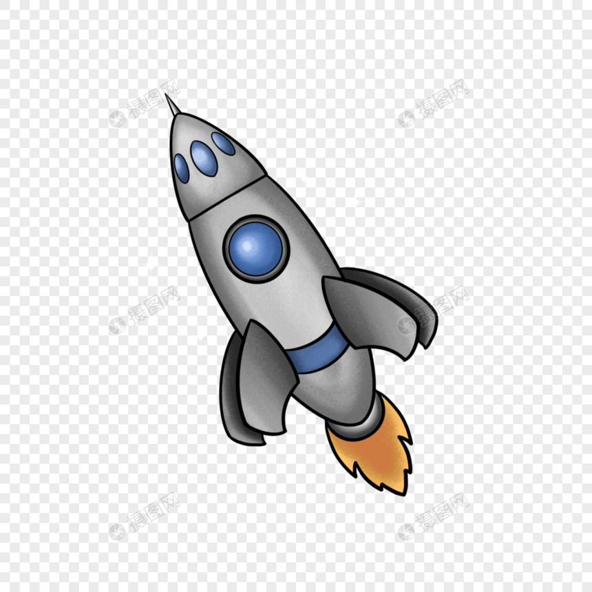 小火箭素材图片