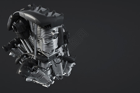 润滑油机械模型发动机设计图片