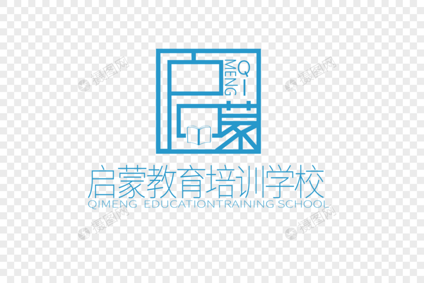 高端大气启蒙教育LOGO设计图片