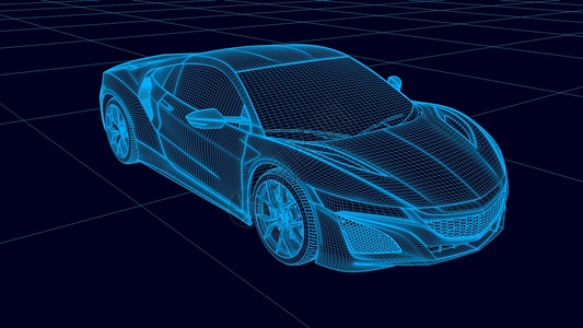 3D汽车科技科学高清图片素材