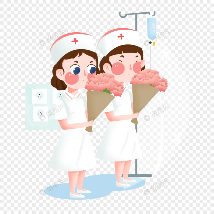 白衣护士图片