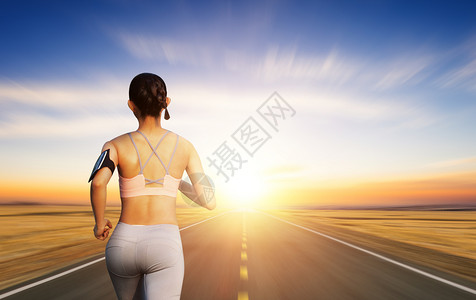 热身健身运动奔跑设计图片